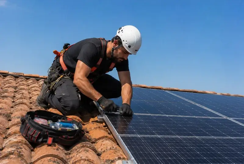 Maintenance et monitoring de panneaux solaires à Bois
