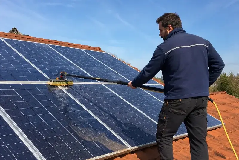 Nettoyage et entretien de panneaux solaires à Bois